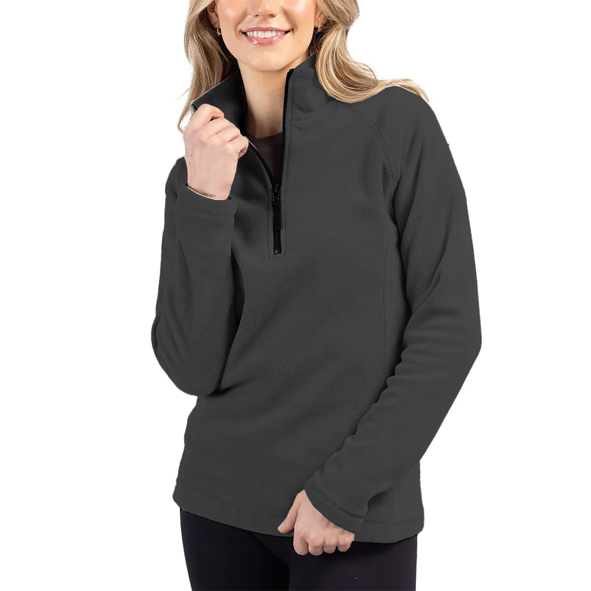 Cutter & Buck Clique Summit Performance Fleece Half Zip Women's Pullover Jacket sold by Zulily