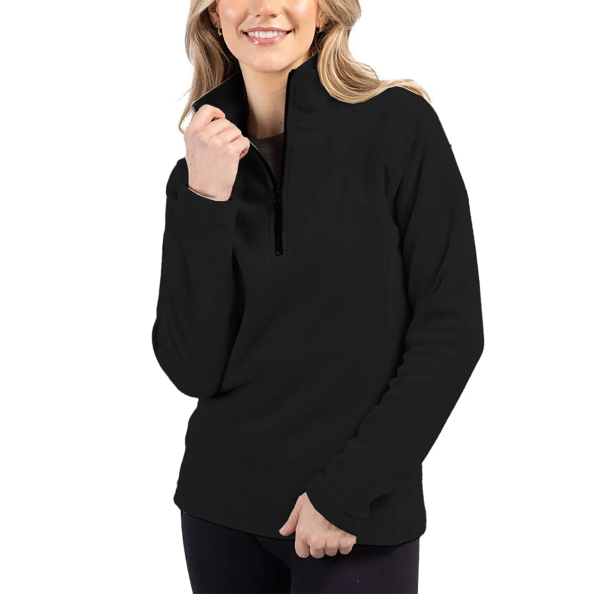 Cutter & Buck Clique Summit Performance Fleece Half Zip Women's Pullover Jacket sold by Zulily product image thumbnail 2