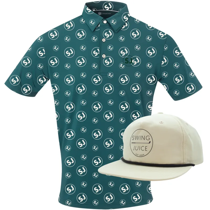 SwingJuice Men's Polo & Rope Hat Bundle made by Zulily