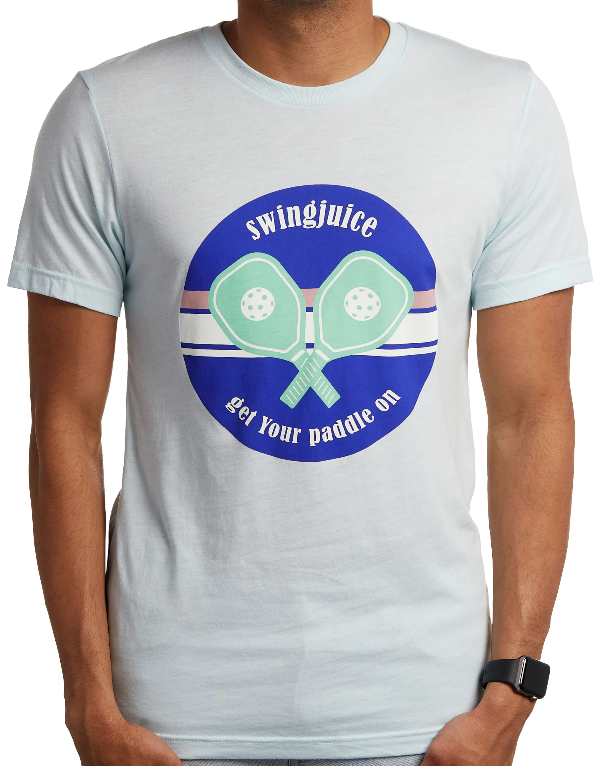 SwingJuice Pickleball Get Your Paddle On Unisex T-Shirt sold by Zulily