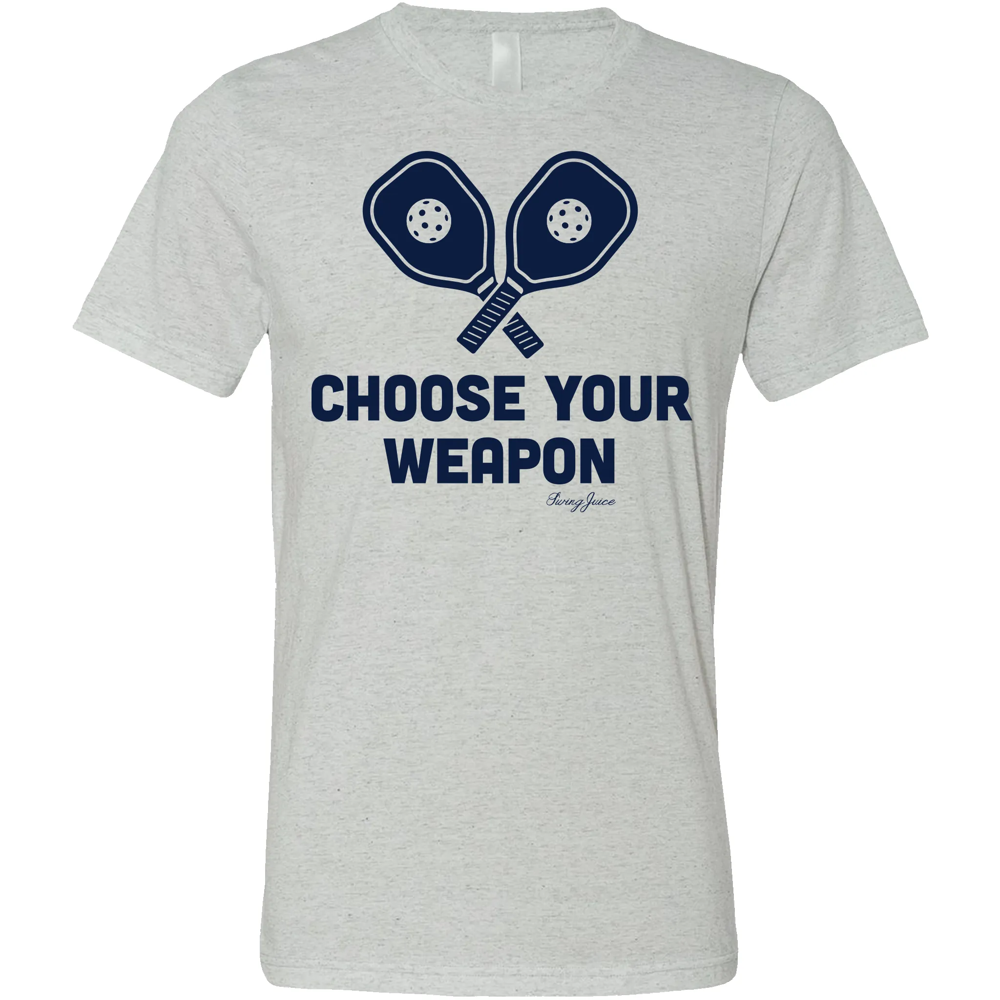 SwingJuice Pickleball Choose Your Weapon Unisex T-Shirt sold by Zulily