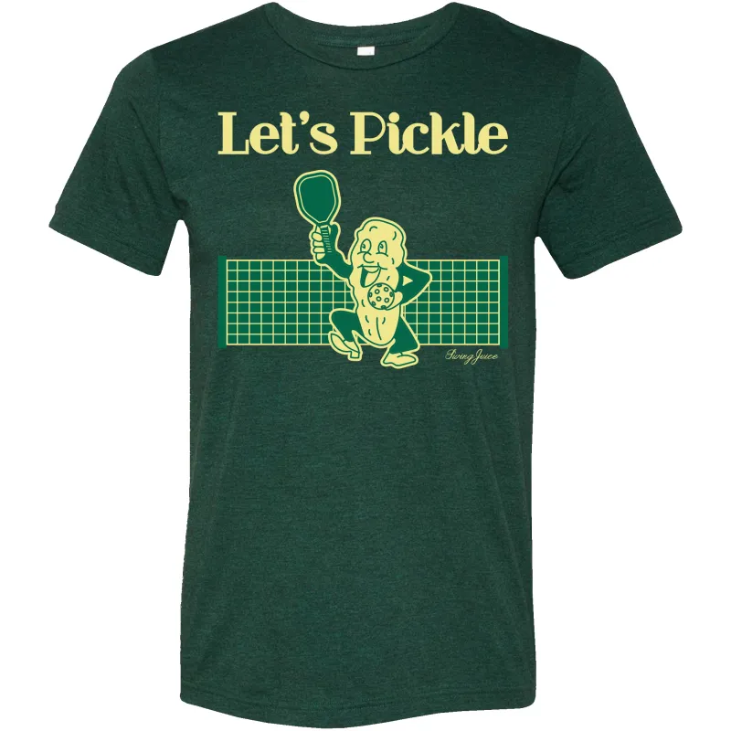 SwingJuice Pickleball Let's Pickle Unisex T-Shirt sold by Zulily