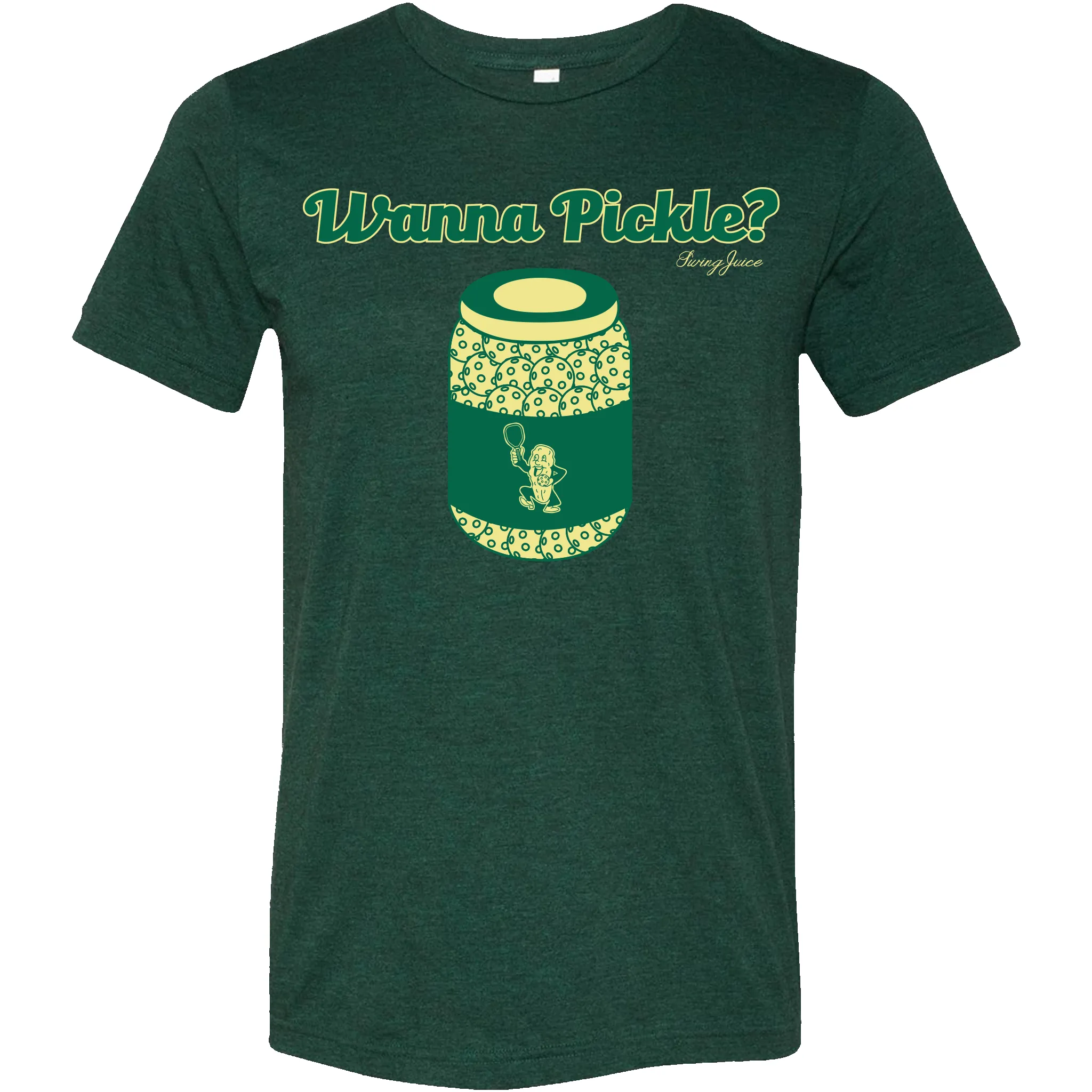 SwingJuice Pickleball Wanna Pickle? Unisex T-Shirt sold by Zulily