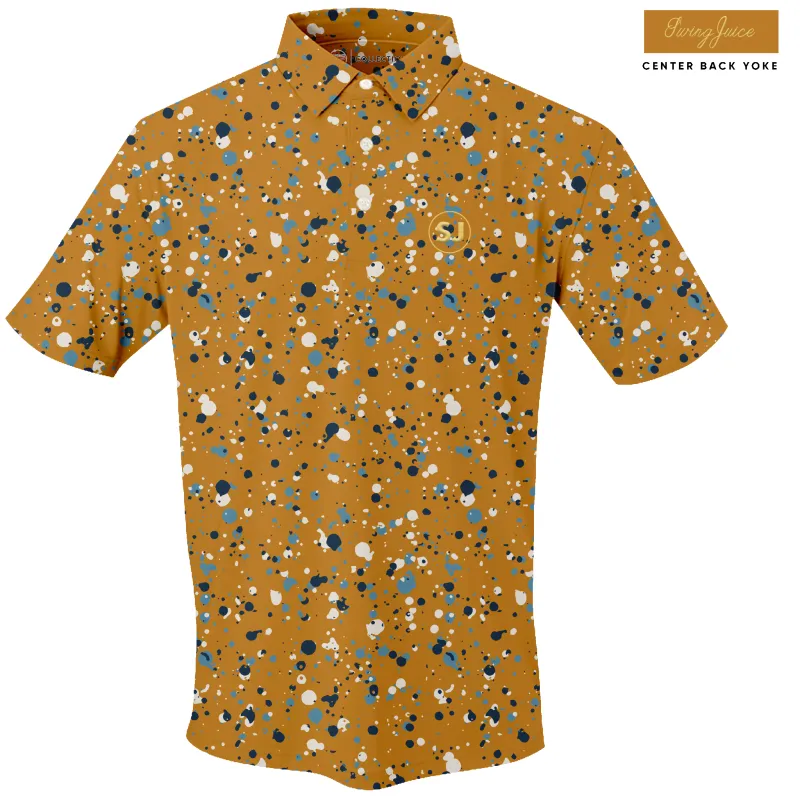 SwingJuice Golf Splatter Men's Polo sold by Zulily