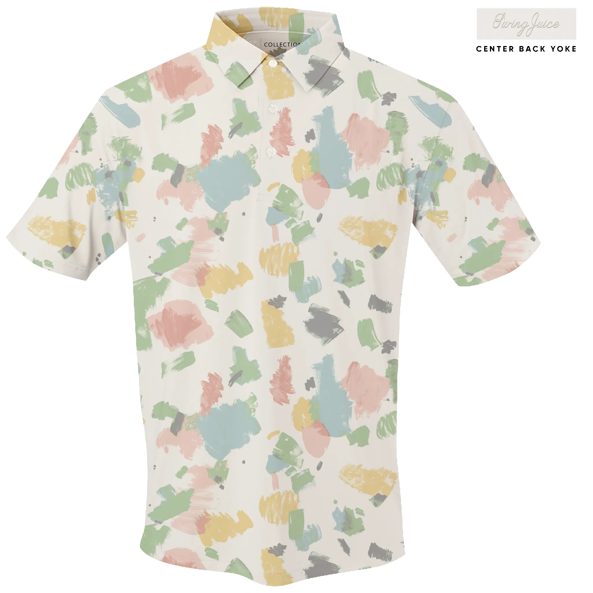 SwingJuice Golf Masterpiece Men's Polo sold by Zulily