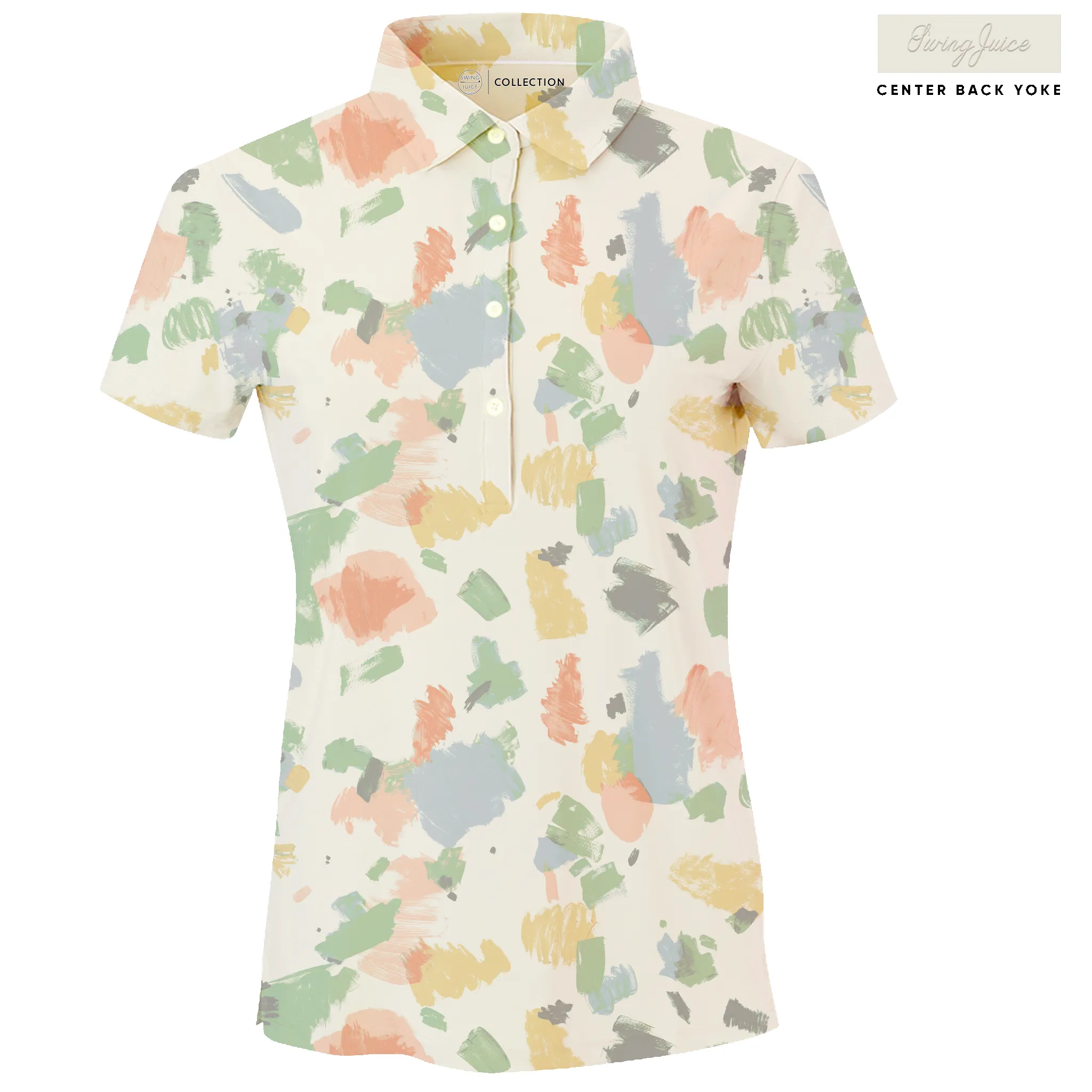 SwingJuice Golf Masterpiece Women's Polo sold by Zulily