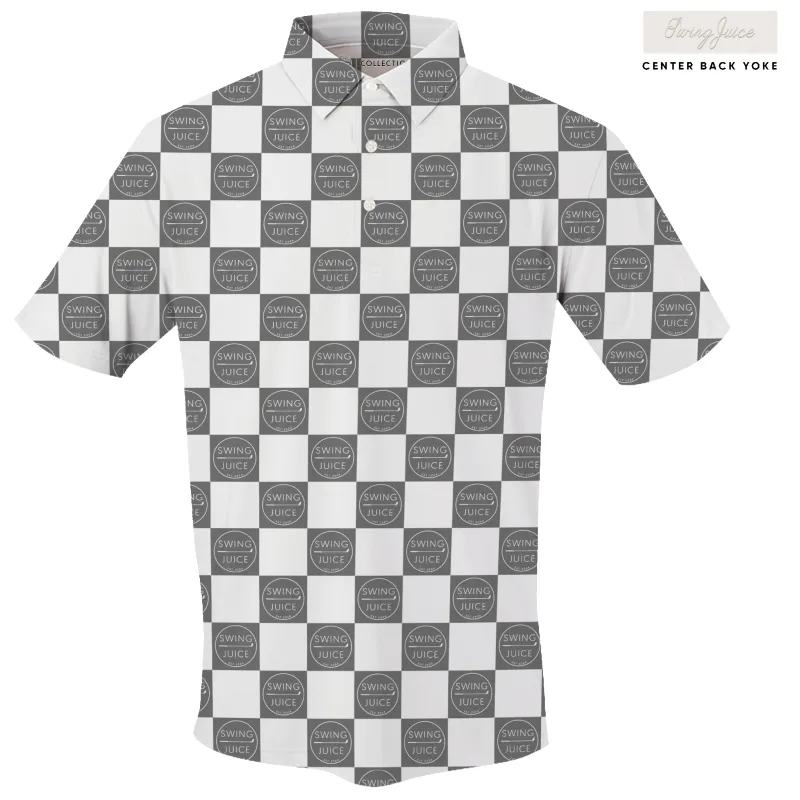 SwingJuice Golf SJ Checkerboard Men's Polo sold by Zulily