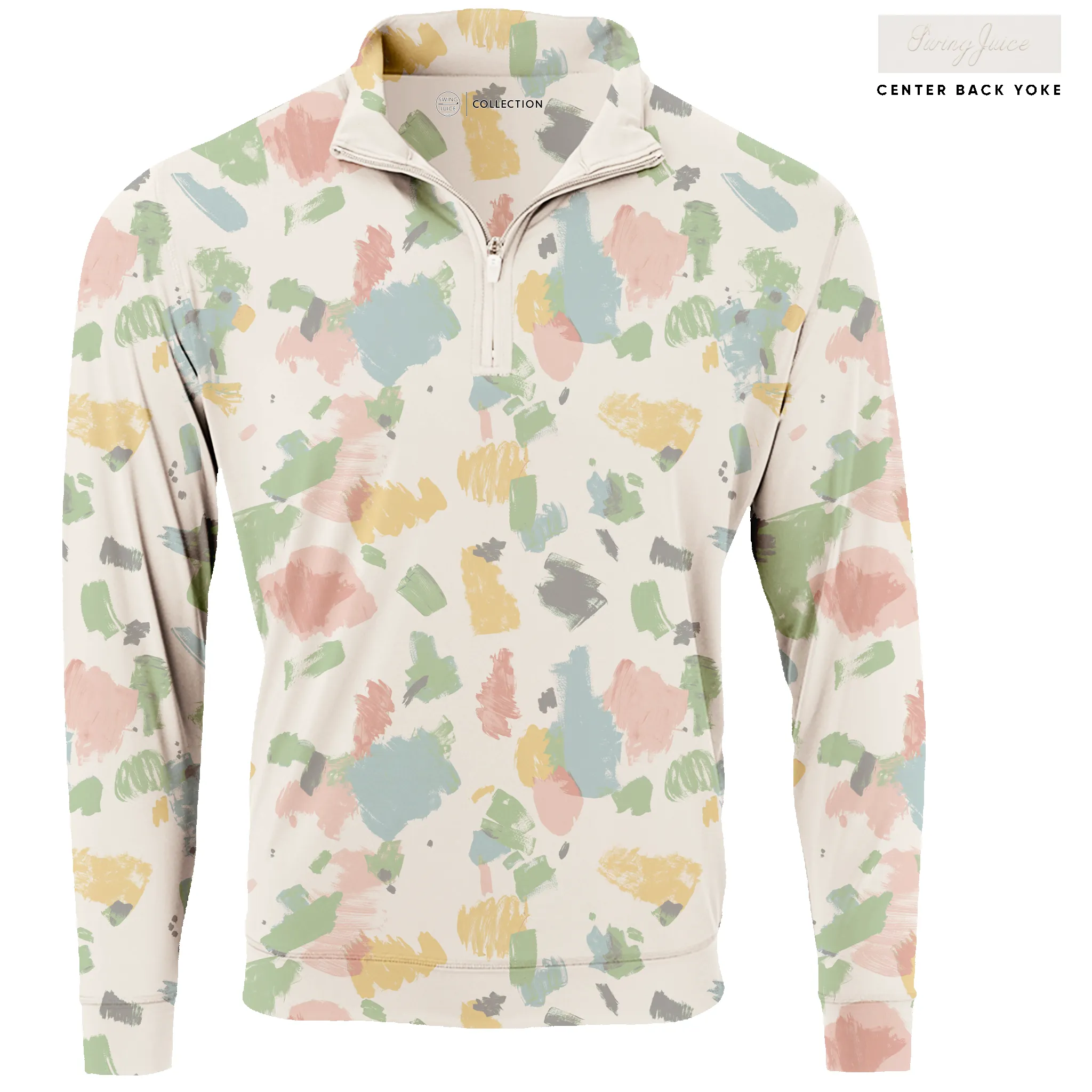 SwingJuice Golf Masterpiece Men's Quarter Zip sold by Zulily
