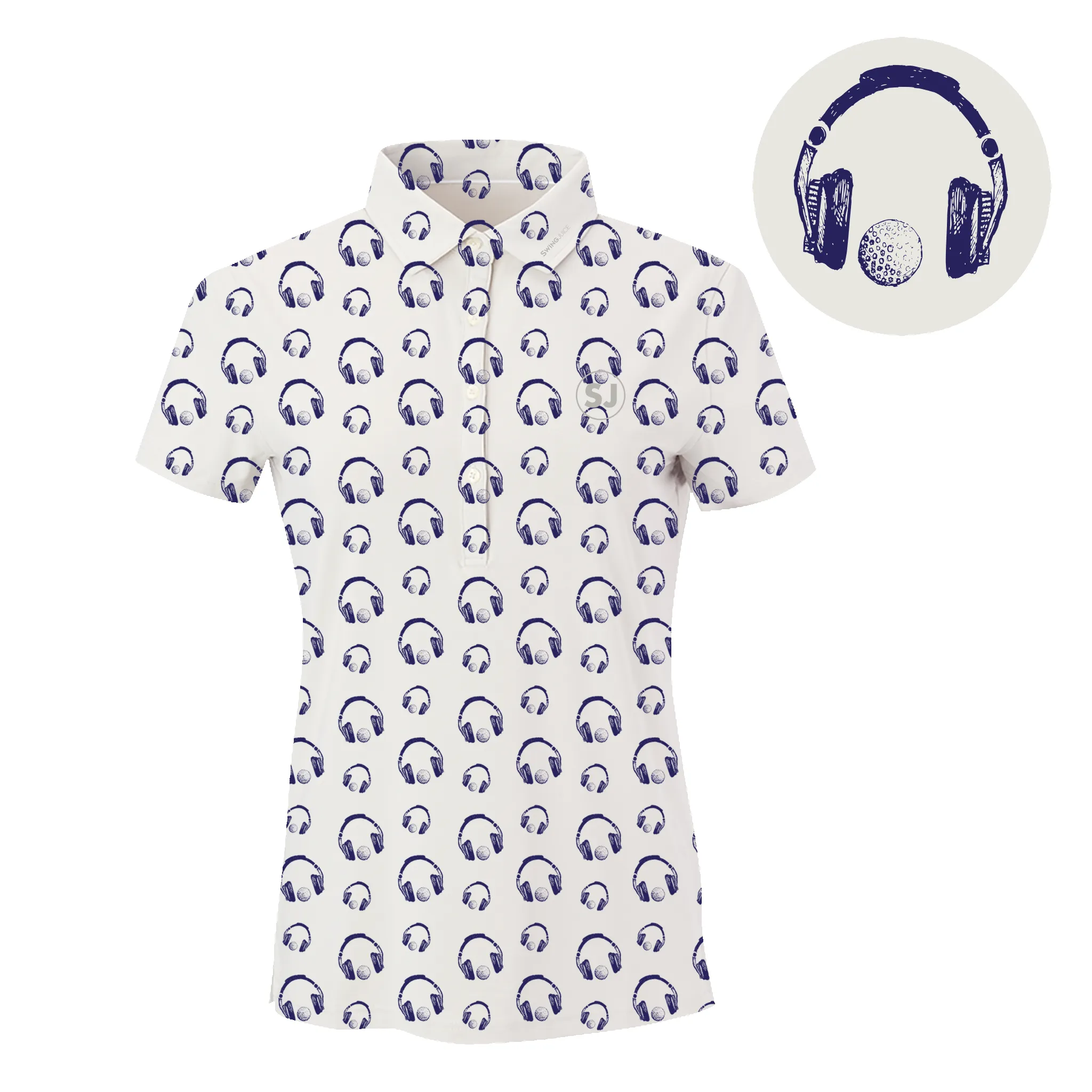 SwingJuice Golf & Hip Hop Women's Polo sold by Zulily product image thumbnail 2