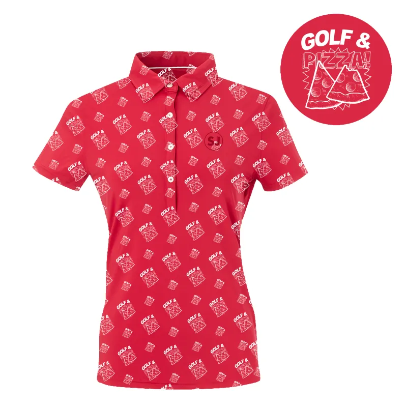 SwingJuice Golf & Pizza Women's Polo sold by Zulily