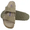 Birkenstock Arizona Soft Footbed Leather Suede Sandals sold by Zulily