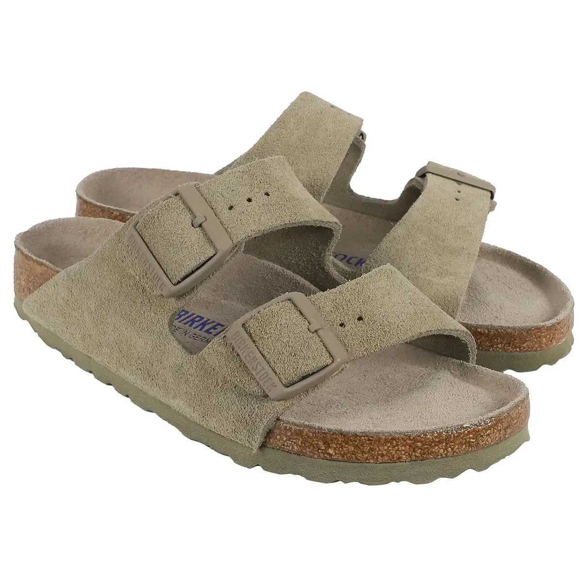Birkenstock Arizona Soft Footbed Leather Suede Sandals sold by Zulily product image thumbnail 2