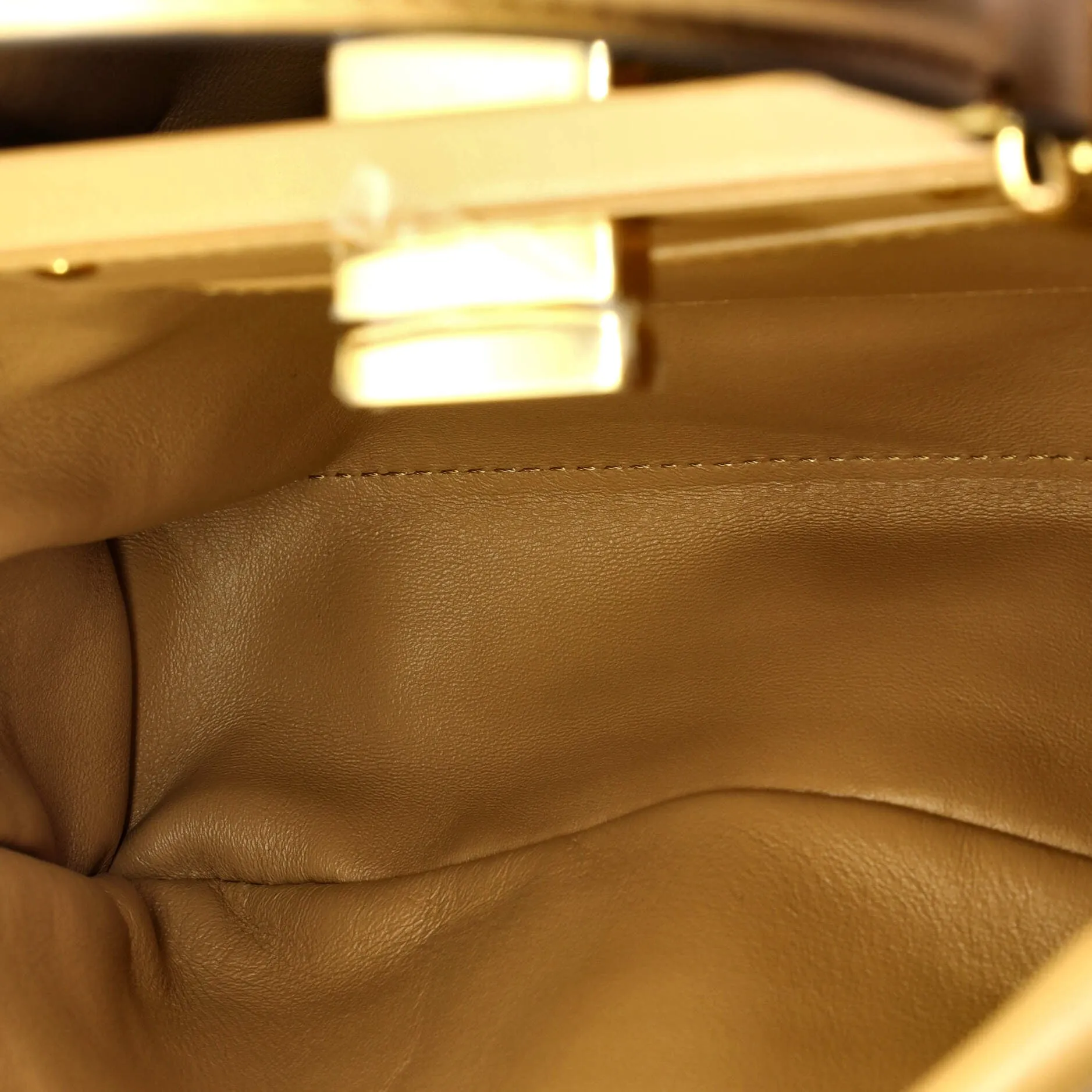 Pre-Loved Fendi Peekaboo Bag Zucca Shearling Mini sold by Zulily product image thumbnail 5