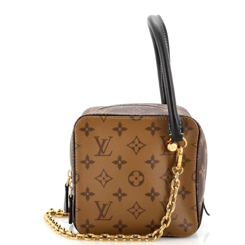 Pre-Loved Louis Vuitton Square Bag Reverse Monogram Canvas sold by Zulily