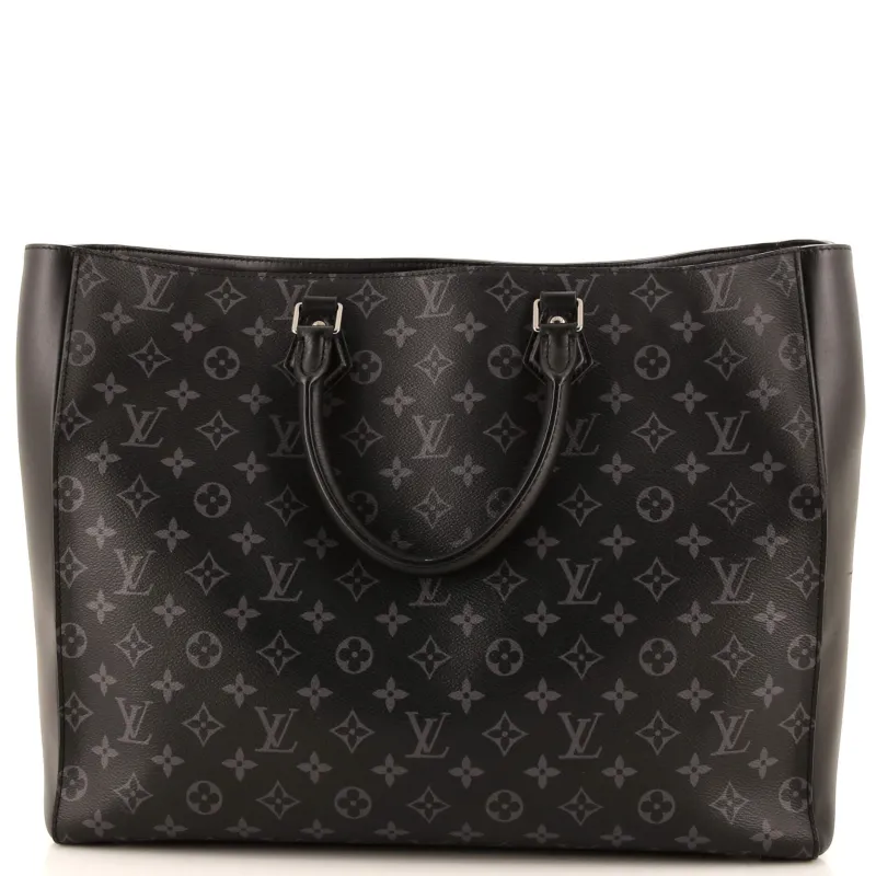 Pre-Loved Louis Vuitton Grand Sac Bag Monogram Eclipse Canvas sold by Zulily