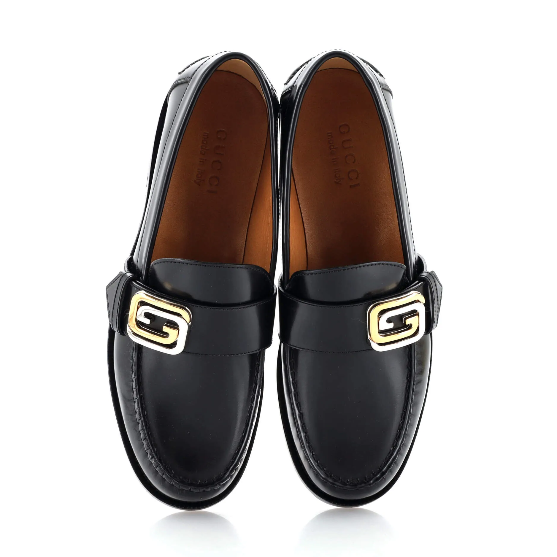 Pre-Loved Gucci Men's GG Buckle Loafers Leather sold by Zulily product image thumbnail 2
