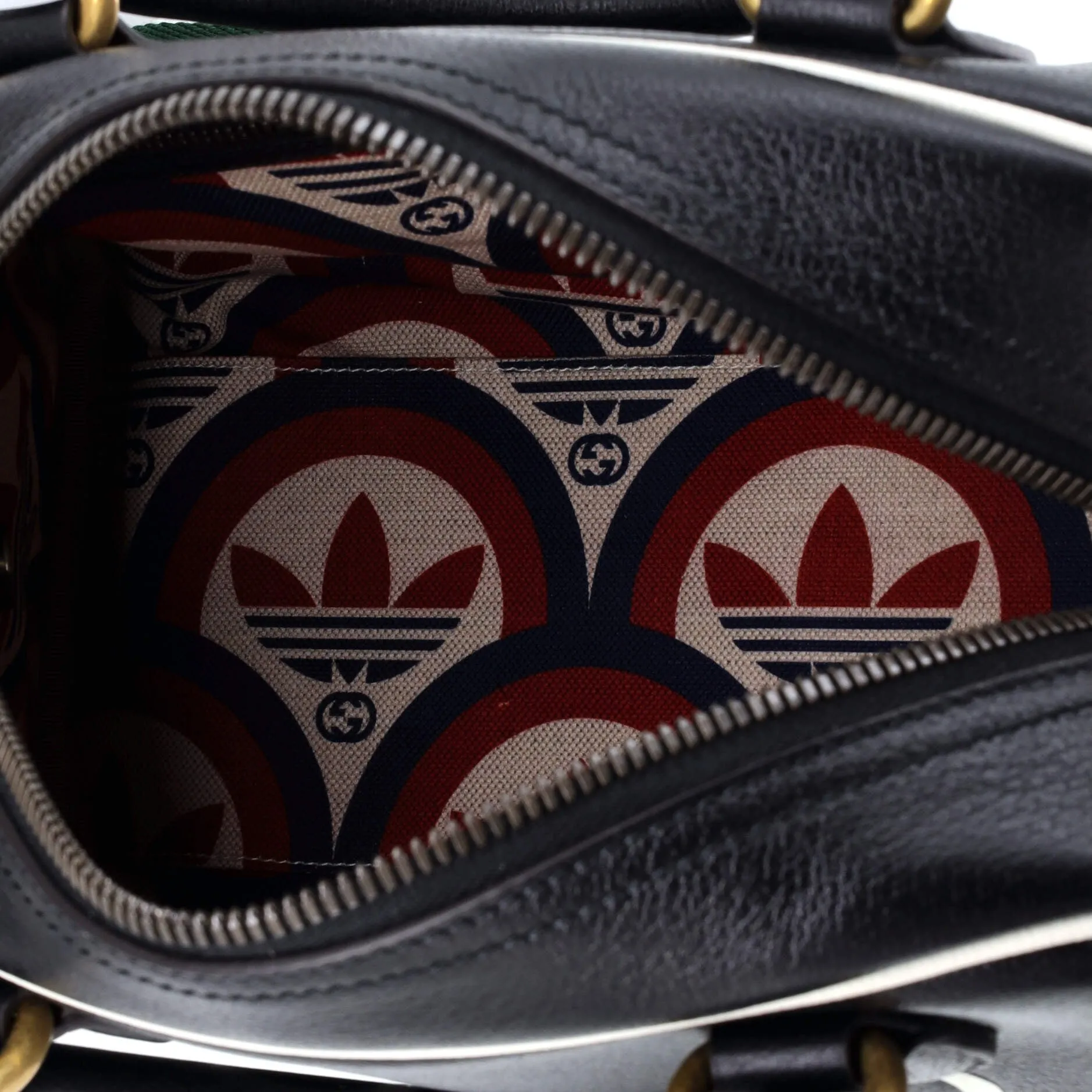 Pre-Loved Gucci x adidas Duffle Bag Leather Mini sold by Zulily product image thumbnail 5