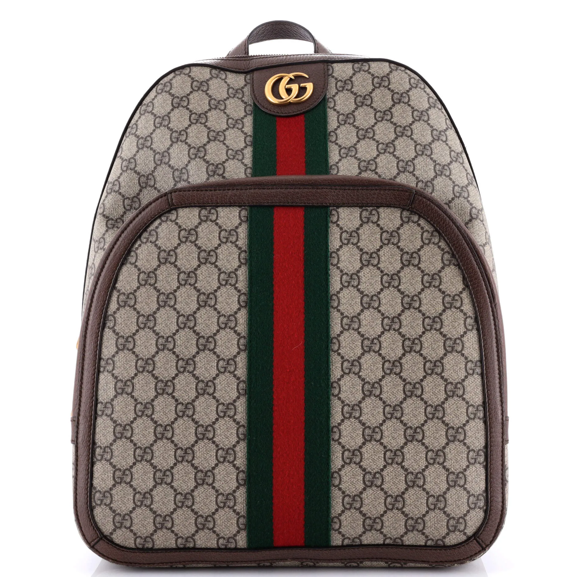 Pre-Loved Gucci Ophidia Backpack GG Coated Canvas Medium sold by Zulily