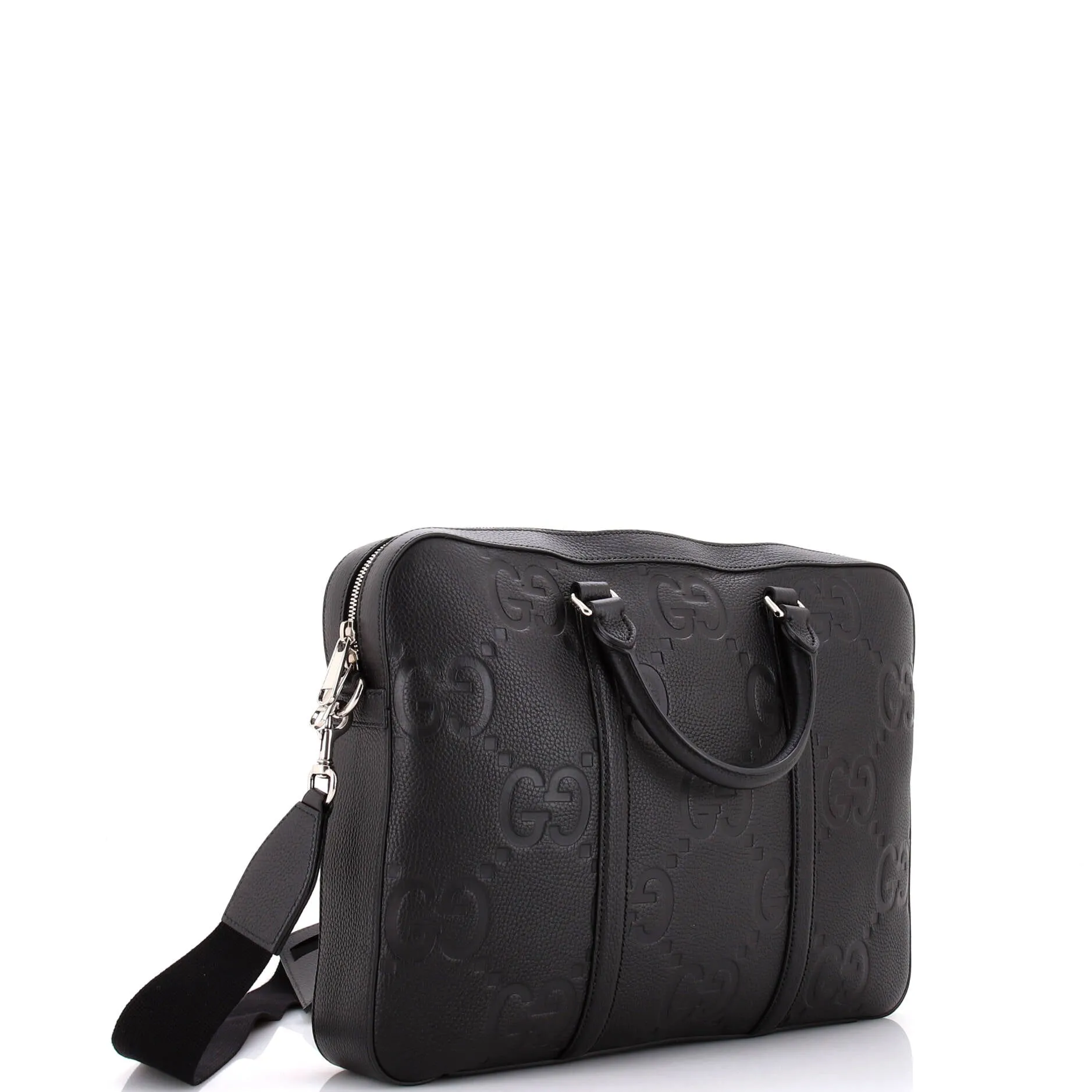 Pre-Loved Gucci Convertible Briefcase Jumbo GG Embossed Leather sold by Zulily product image thumbnail 2