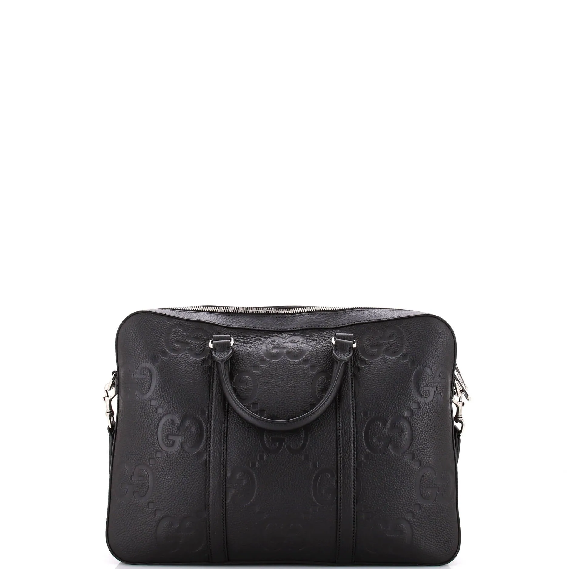 Pre-Loved Gucci Convertible Briefcase Jumbo GG Embossed Leather sold by Zulily product image thumbnail 3
