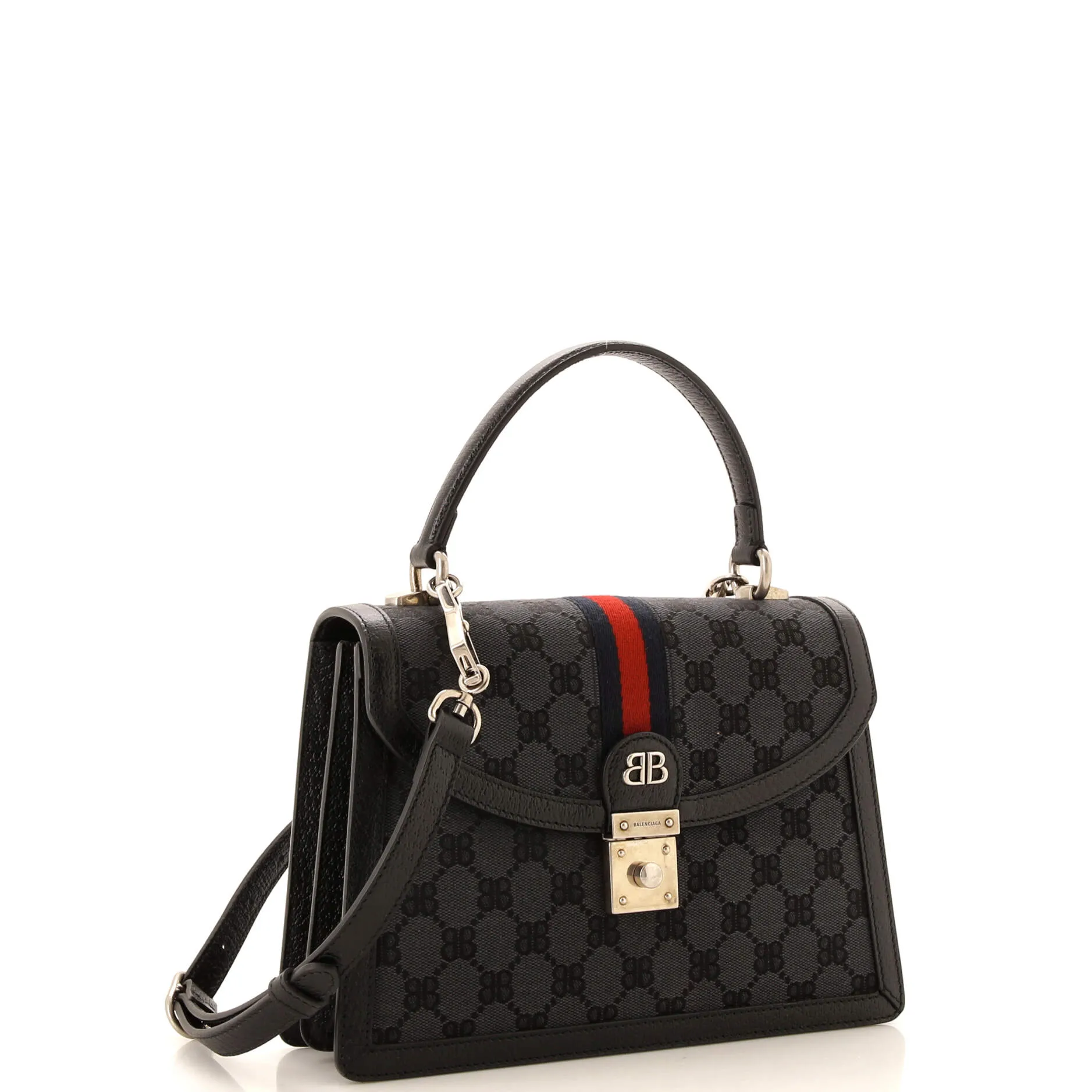 Pre-Loved Gucci x Gucci The Hacker Project Top Handle Bag BB Coated Canvas Small sold by Zulily product image thumbnail 2