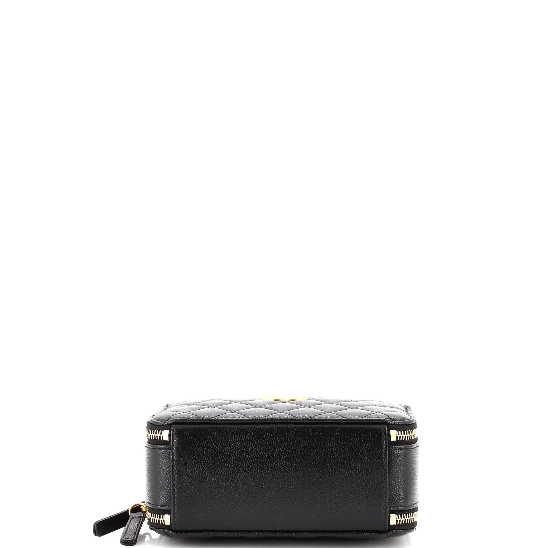 Pre-Loved Chanel Pick Me Up Logo Handle Vanity Case Quilted Caviar Small sold by Zulily product image thumbnail 4