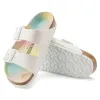Birkenstock Arizona Vegan Birko Flor Birkibuc Sandals sold by Zulily