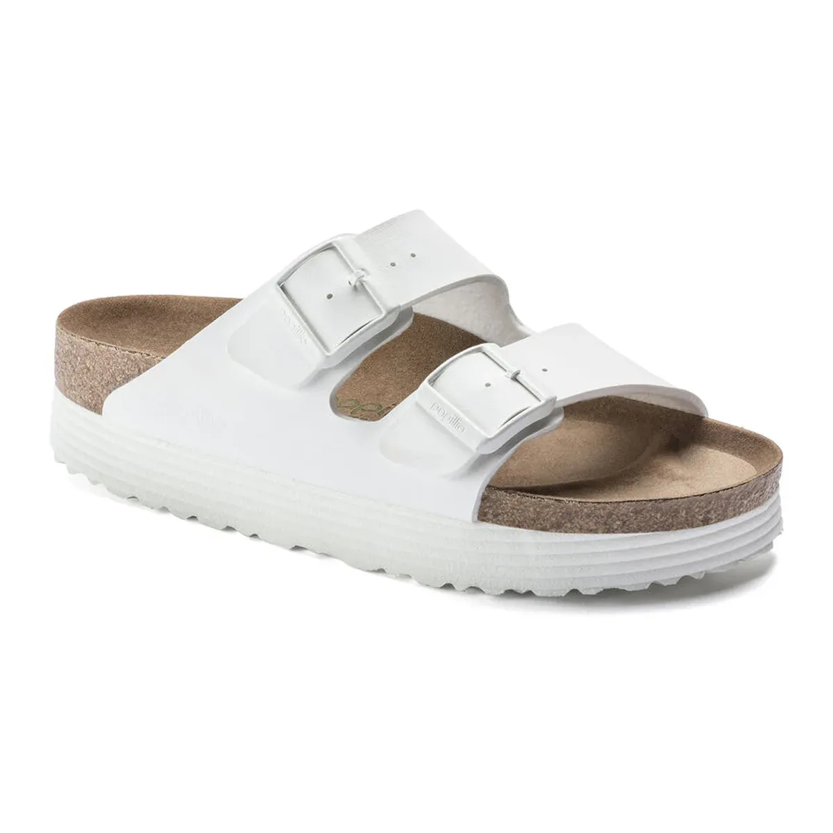 Birkenstock Arizona Platform Vegan Birko-Flor Sandals sold by Zulily