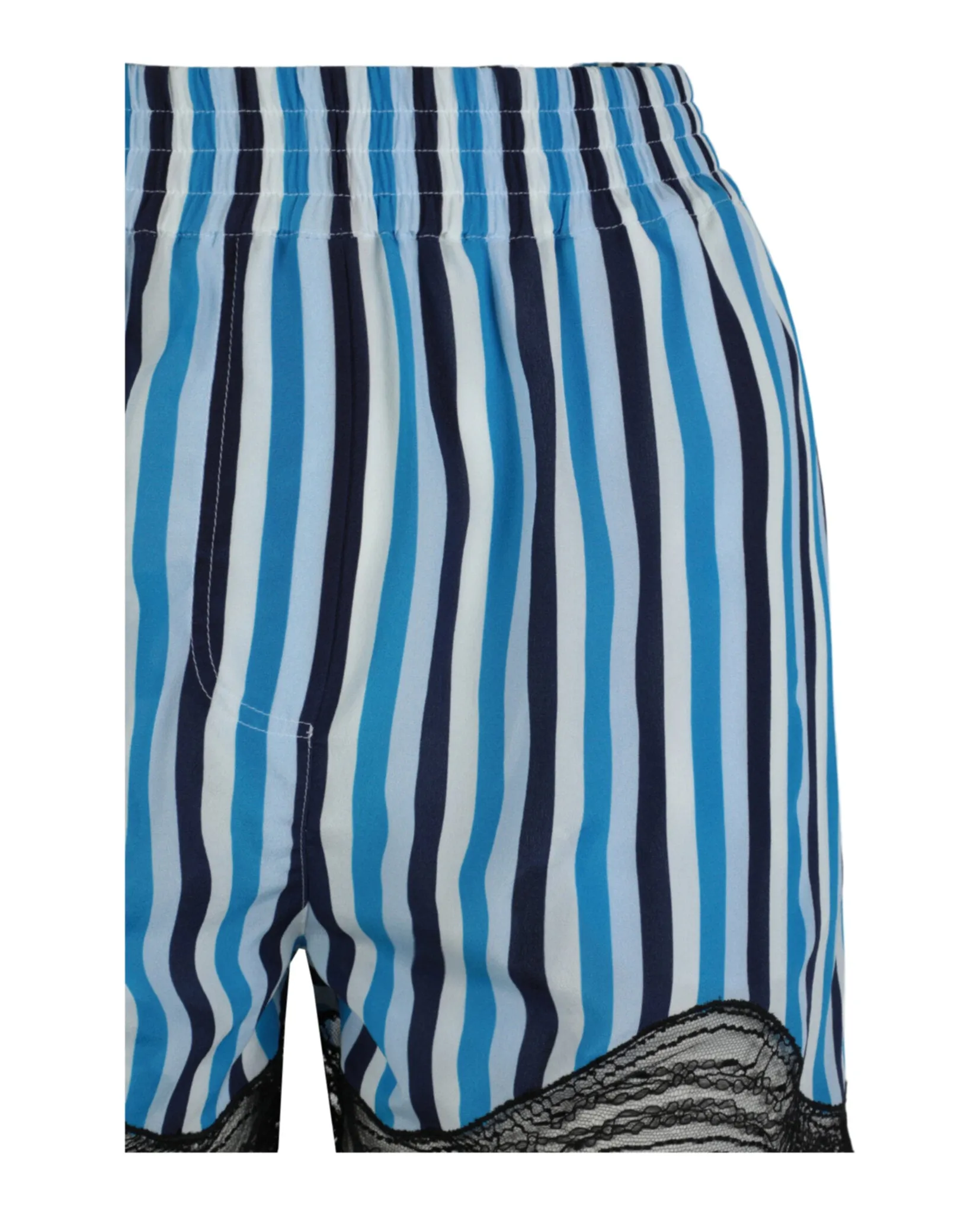 Burberry Lace-Trim Stripe Silk Shorts sold by Zulily product image thumbnail 3