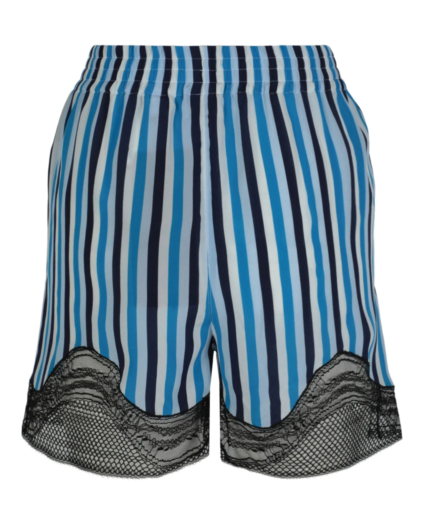 Burberry Lace-Trim Stripe Silk Shorts sold by Zulily product image thumbnail 2