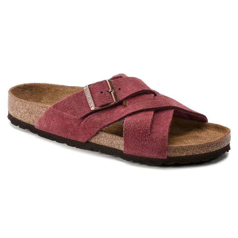 Birkenstock Lugano Soft Footbed Suede Sandals sold by Zulily