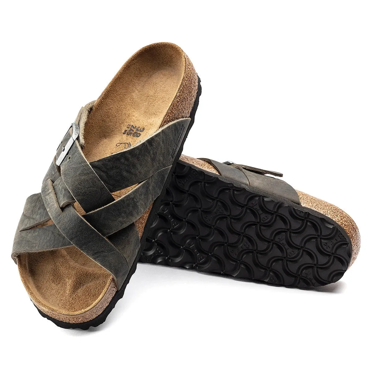 Birkenstock Lugano Oiled Leather Sandals sold by Zulily product image thumbnail 3