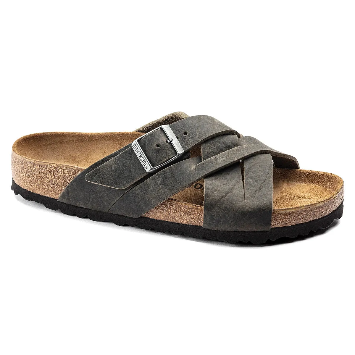 Birkenstock Lugano Oiled Leather Sandals sold by Zulily
