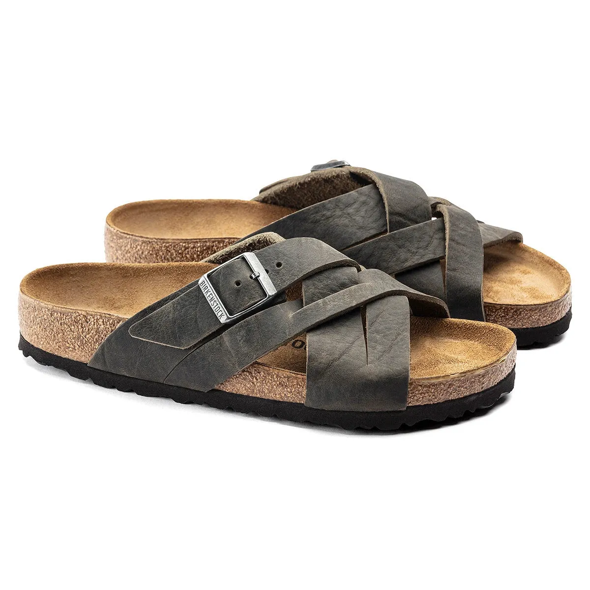 Birkenstock Lugano Oiled Leather Sandals sold by Zulily product image thumbnail 2