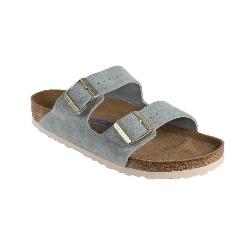 Birkenstock Arizona Soft Footbed Suede Leather Sandals sold by Zulily