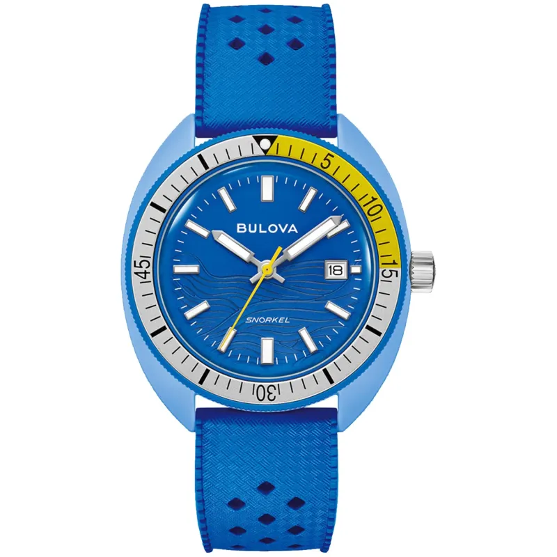 Bulova Men's Snorkel Blue Tang Fish made by Zulily