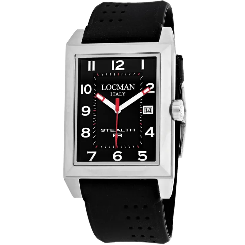 Locman Men's Stealth // 240BK2BK sold by Zulily
