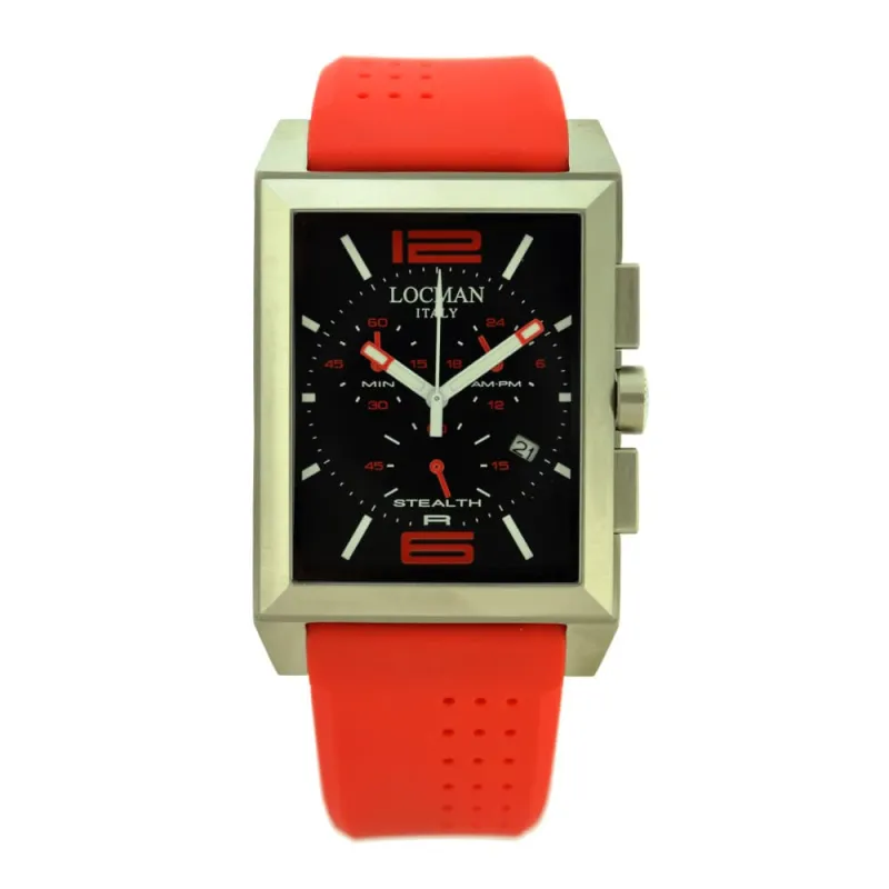 Locman Men's Classic // 242BKRD1RD sold by Zulily