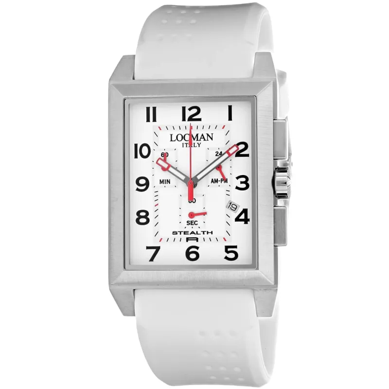 Locman Men's Classic // 242WH2BK/WH sold by Zulily