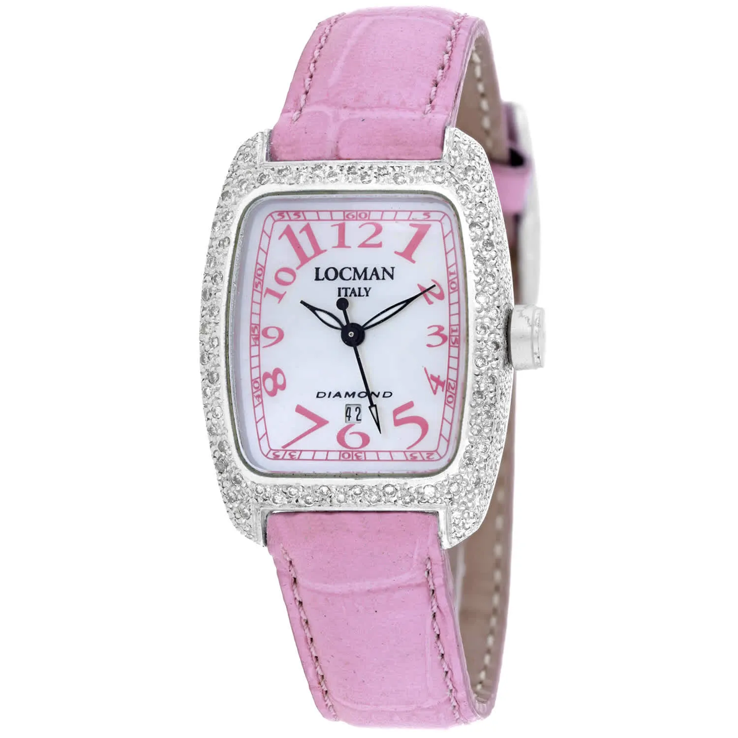Locman Women's Diamond Diamond // 485MOPPK2DC/PK sold by Zulily