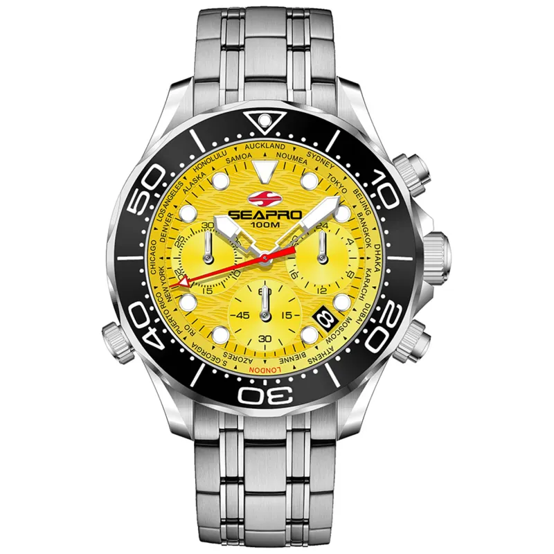 Seapro Men's Mondial Timer made by Zulily