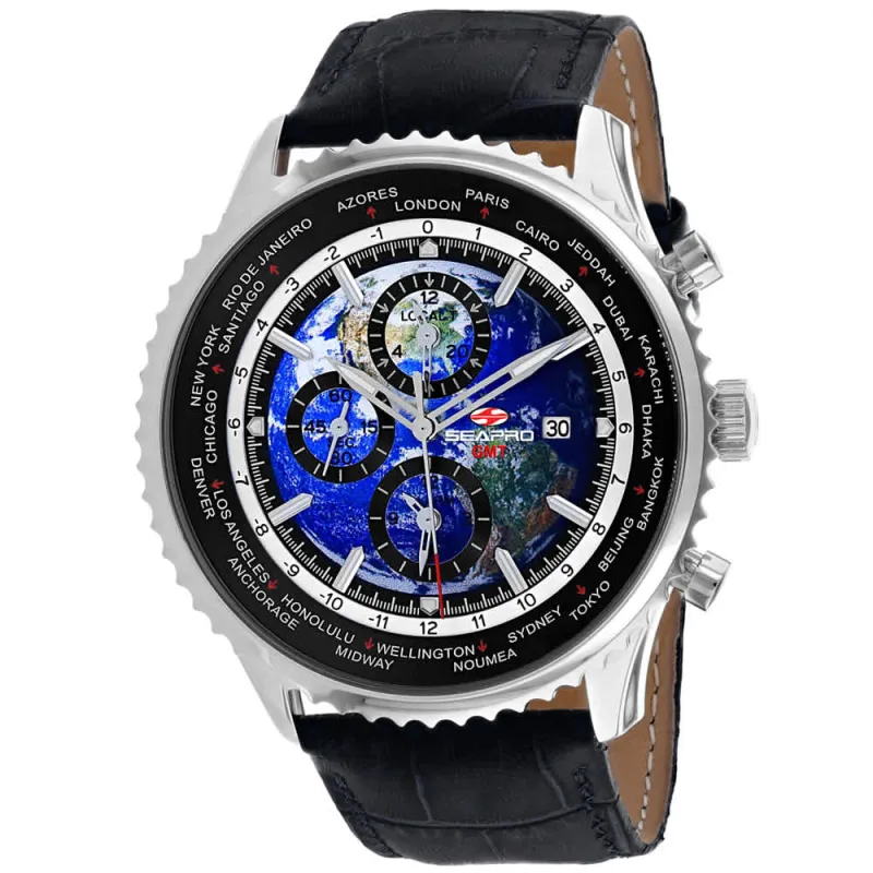 Seapro Men's Meridian World Timer GMT sold by Zulily