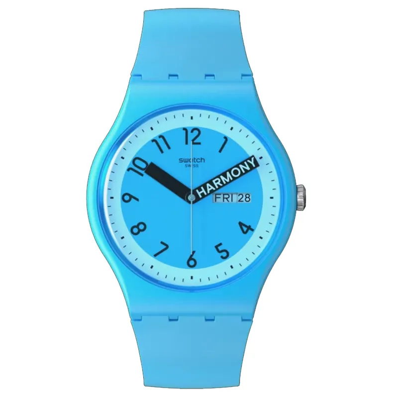 Swatch Men's Proudly Blue // SO29S702 made by Swatch