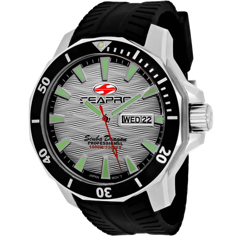 Seapro Men's Scuba Dragon Diver Limited Edition 1000 Meters made by Zulily