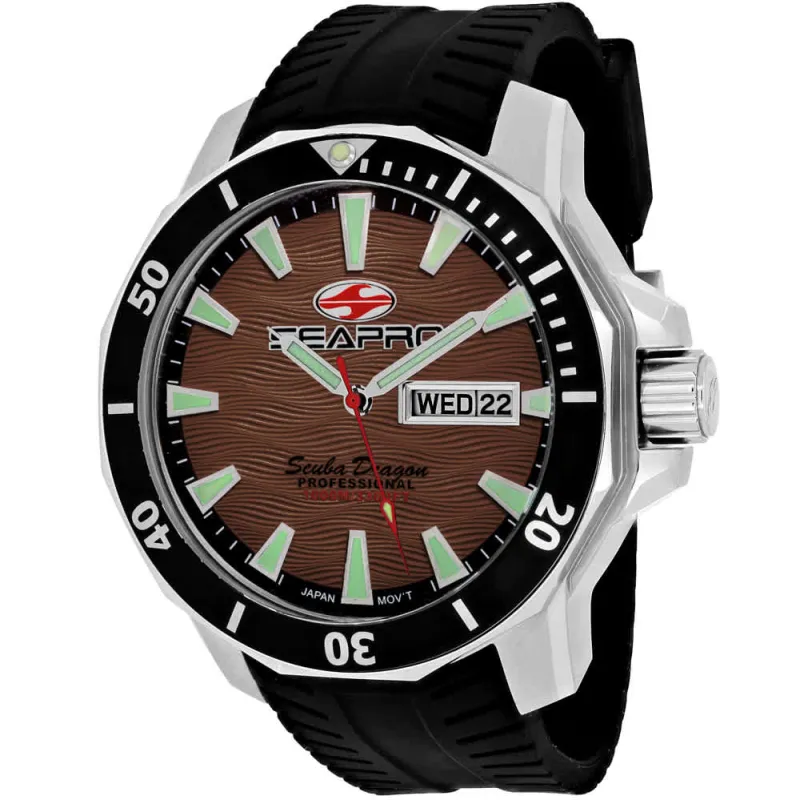 Seapro Men's Scuba Dragon Diver Limited Edition 1000 Meters made by Zulily