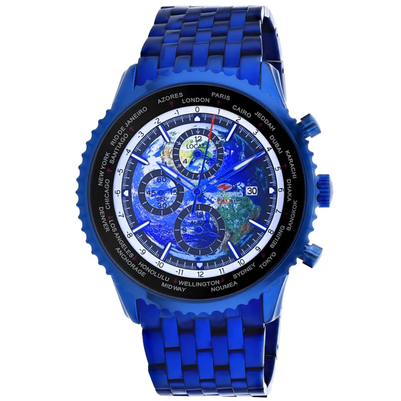 Seapro Men's Meridian World Timer GMT // SP7323 made by Zulily