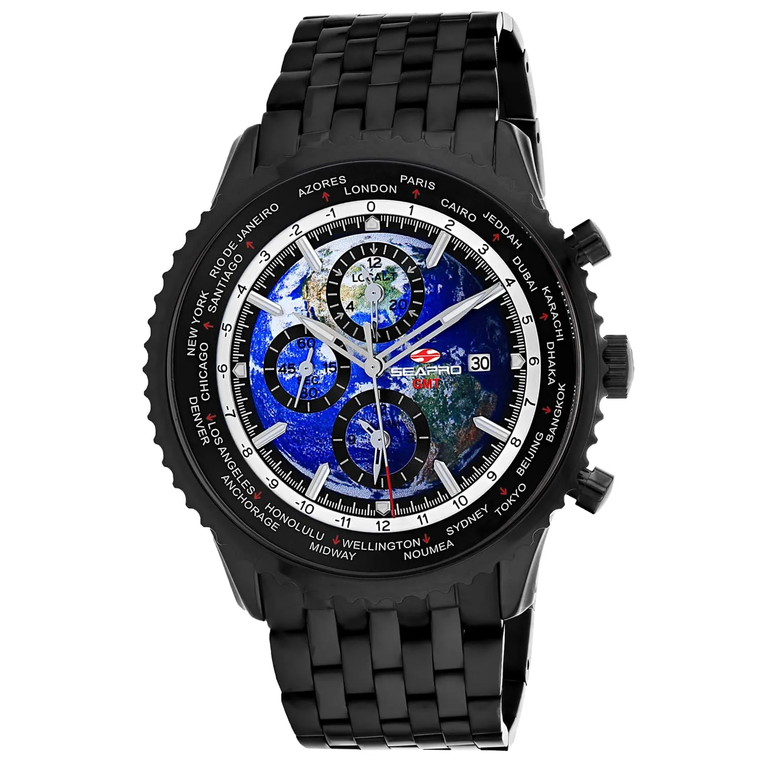 Seapro Men's Meridian World Timer GMT sold by Zulily