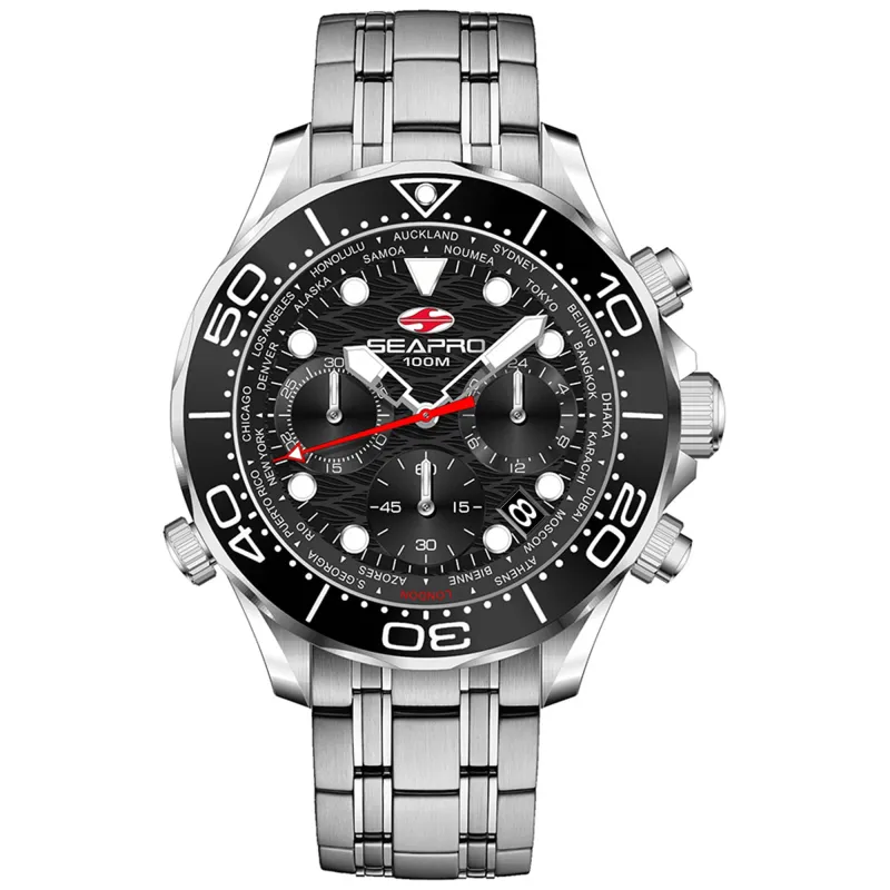 Seapro Men's Mondial Timer made by Zulily