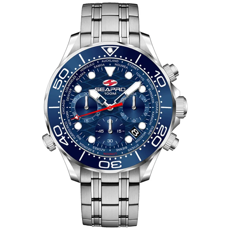 Seapro Men's Mondial Timer made by Zulily