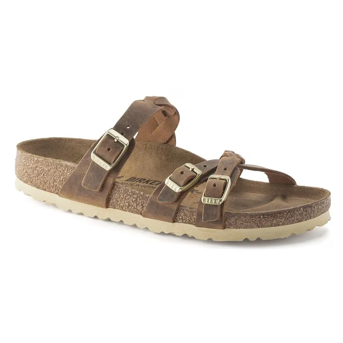 Birkenstock Women's Franca Oiled Leather Sandals sold by Zulily